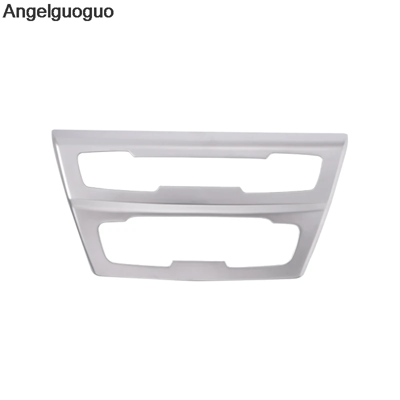 Angelguoguo декоративная крышка для автомобильной консоли CD панель наклейка Рамка BMW X1
