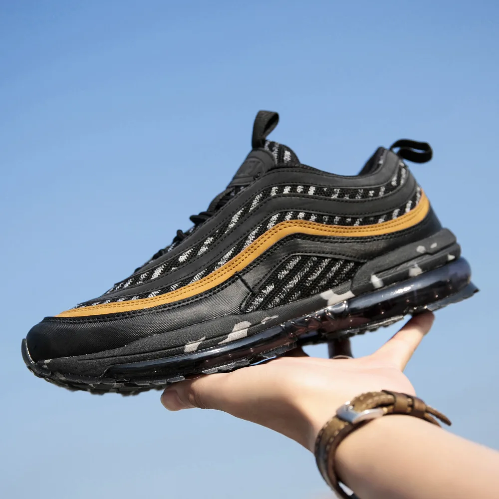 Кроссовки мужские с воздушной подушкой повседневные беговые туфли Корейская