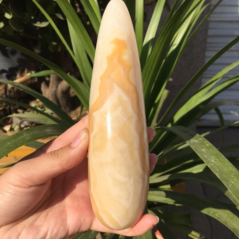 Натуральный агат Массажная палочка кварцевые камни камень массаж рейки