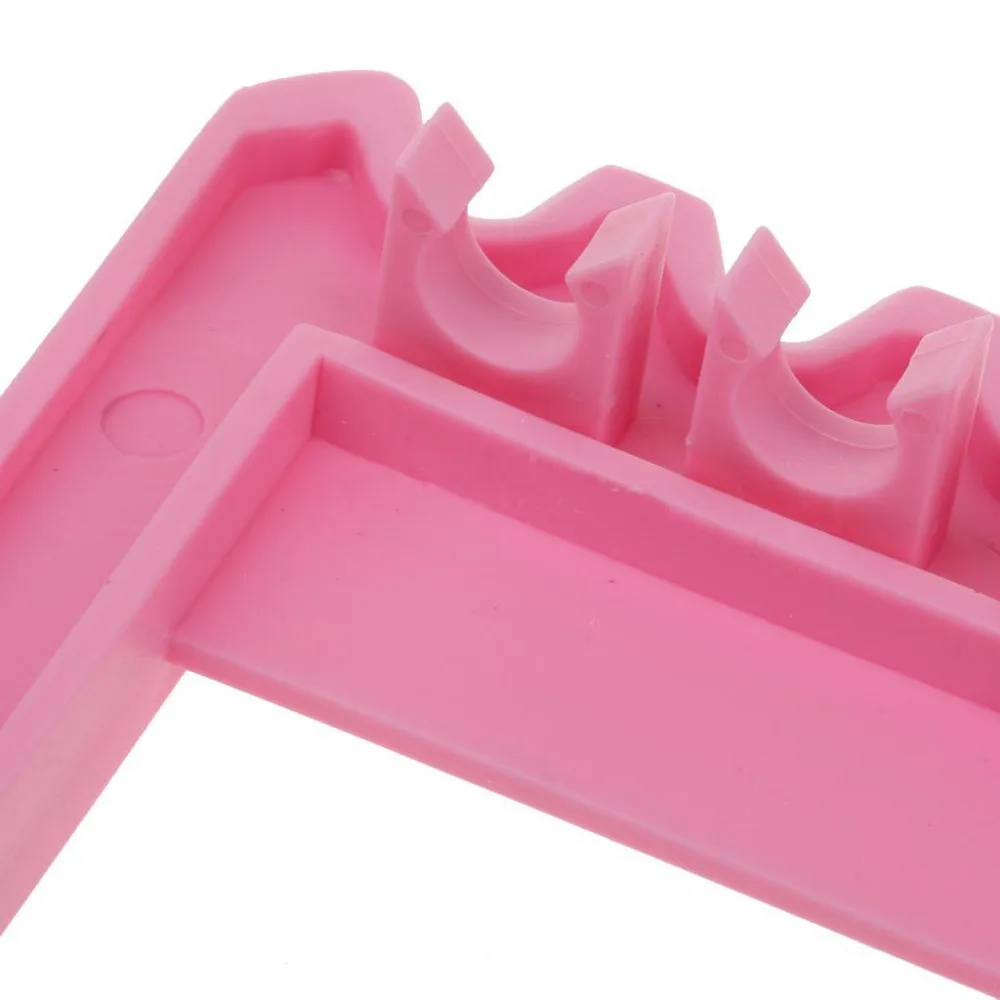 New Portable Set 9 Golf Iron Club Shafts Protection Holder Organizer Practice Tool Pink |