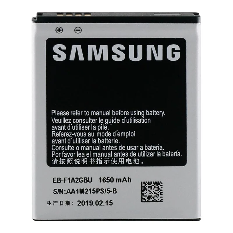 Оригинальный samsung Батарея EB F1A2GBU для Galaxy S2 i9100 i9108 i9103 i9188 i9050 1650 мА ч|battery eb-f1a2gbu|samsung