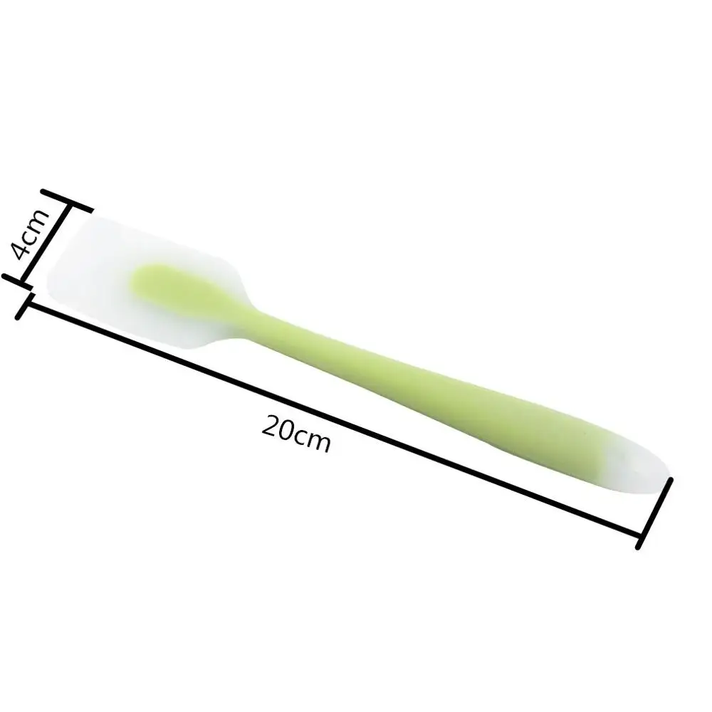 Small(Green) Кухонные инструменты для выпечки, силиконовые лопатки для хлеба и кондитерских изделий, Миксер для крема, скребок для выпечки торта - Цвет: Small(Green)