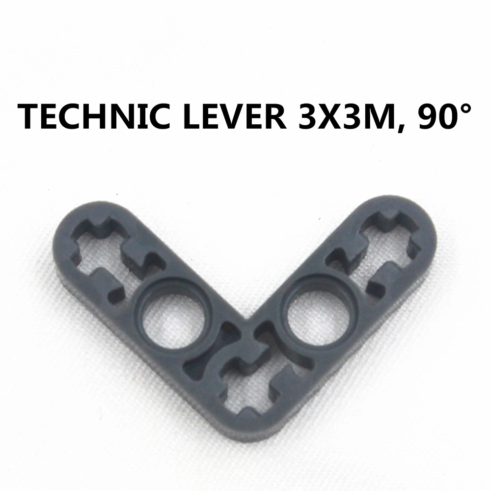 Строительные блоки Bulk MOC, технические детали, 20 шт., технический рычаг 3X3M, 90DGE, совместимы с основным брендом для детей, игрушки для мальчиков