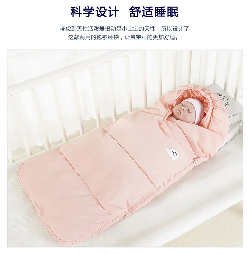 

Infant Baby stroller Sleeping Bag Winter Envelope Newborns Sleep Thermal Kids Sleep Sack Carriage Wheelchairs Blanket Swaddling