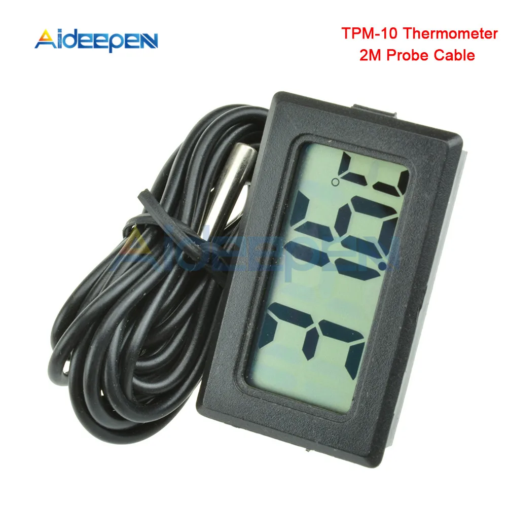 Thermometer 2M Мини-цифровой термометр-гигрометр электронный ЖК-дисплей измеритель температуры и влажности в помещении датчик пищевой термометр Автомобильный термометр - Цвет: Thermometer 2M