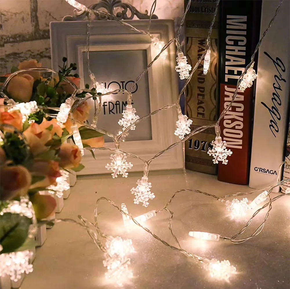 Holiday Lighting 3M 20LED Snowflake Home Xmas Decoration Christmas Lights Outdoor Waterproof Fairy Curtain String Lamp
Holiday Lighting 3M 20LED Snowflake Home Xmas Decoration Christmas Lights Outdoor Waterproof Fairy Curtain String Lamp