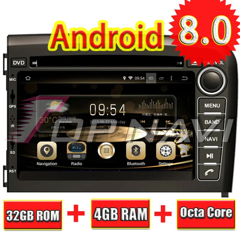 TOPNAVI " Восьмиядерный Android 8,0 автомобильный dvd-плеер для VOLVO S80 1998 1999 2000 2001 2002 2003 2004 2005 2006 Авторадио gps Navi