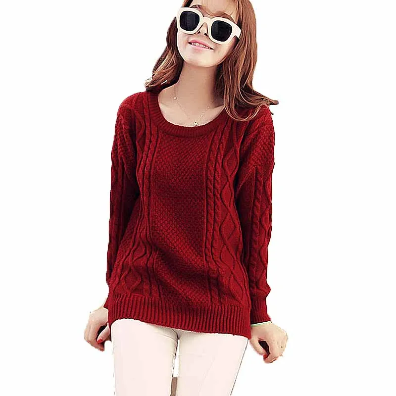 2018 New korean loose Sweater coat women O-Neck Pullover fashion office lady Outwear knitwear jacket | Женская одежда