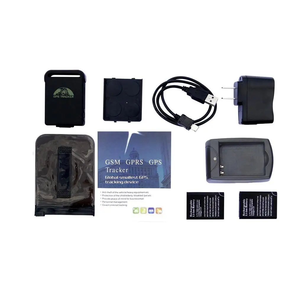 TK102B автомобильный GSM GPS трекер в режиме реального времени Поддержка TF карта SMS