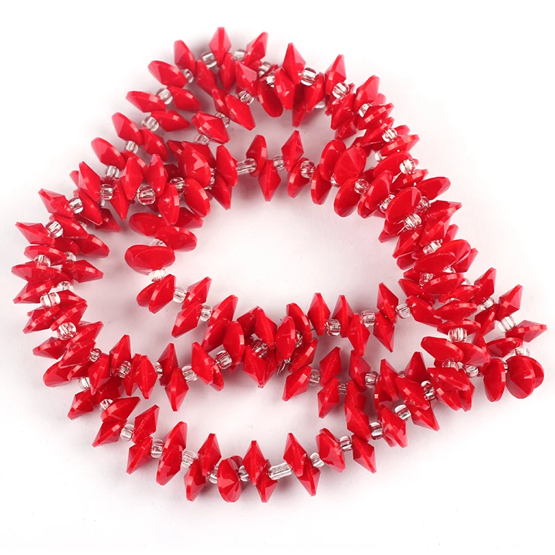 

8mm 100pcs/lot Crystal Beads Round Side Hole Candy Color Flying Saucer UFO Satellite Drill Loose Beads For Jewelry Accessories