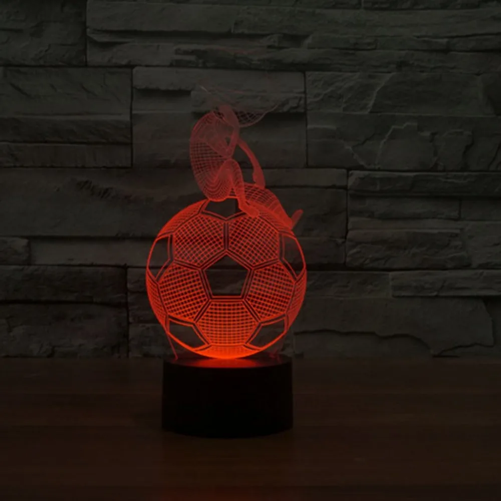 3D светодио дный лампа светодиодный ночник стереоскопическое освещение sminking