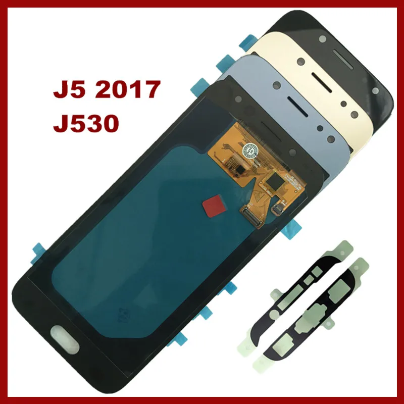 Супер AMOLED регулировка яркости ЖК для Samsung Galaxy J5 2017 j530 J530F J530M дисплей кодирующий