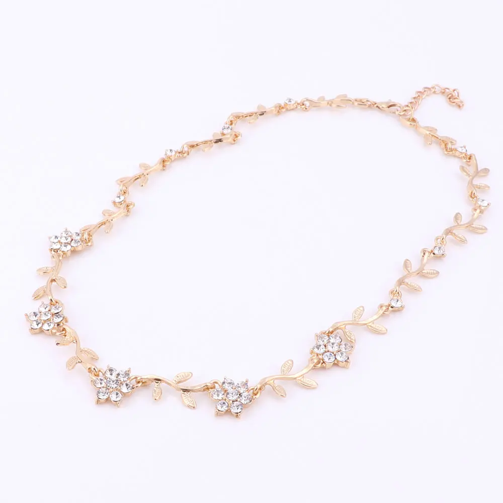 Африканские бусы Ювелирные наборы для женщин свадебные золотые цвета милый