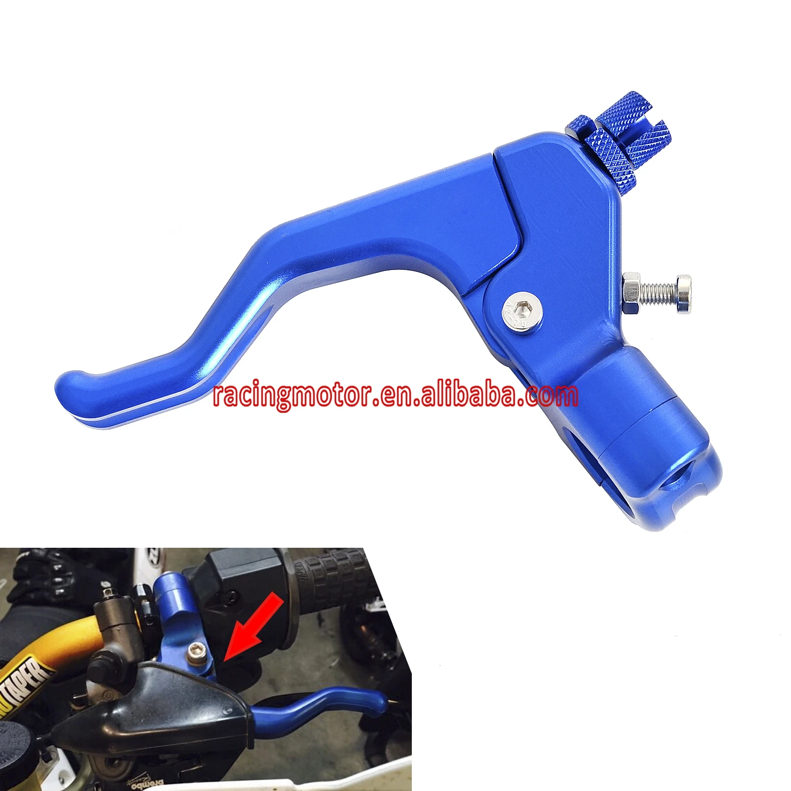 22 мм 7/8 &quotРуль с ЧПУ Короткие трюк рычаг сцепления окунь сборки для Honda Suzuki Yamaha