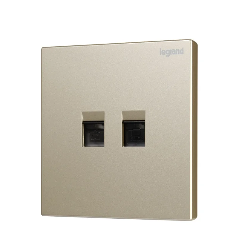 Высококачественная большая панель компьютерная и телефонная розетка 86 типа