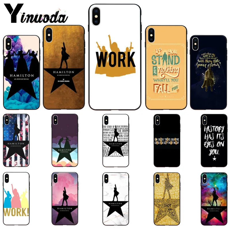11pro MAX Hamilton Музыкальный Чехол для телефона Apple iPhone 8 7 6 6S Plus X XS 5 5S SE XR|Чехлы-накладки|