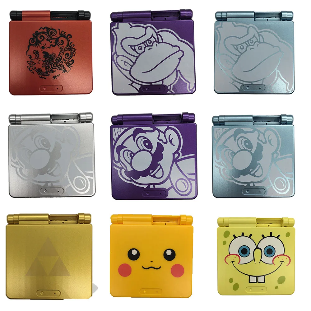 5 комплектов для GBA SP полный корпус Оболочка Чехол Замена для Gameboy Advance SP