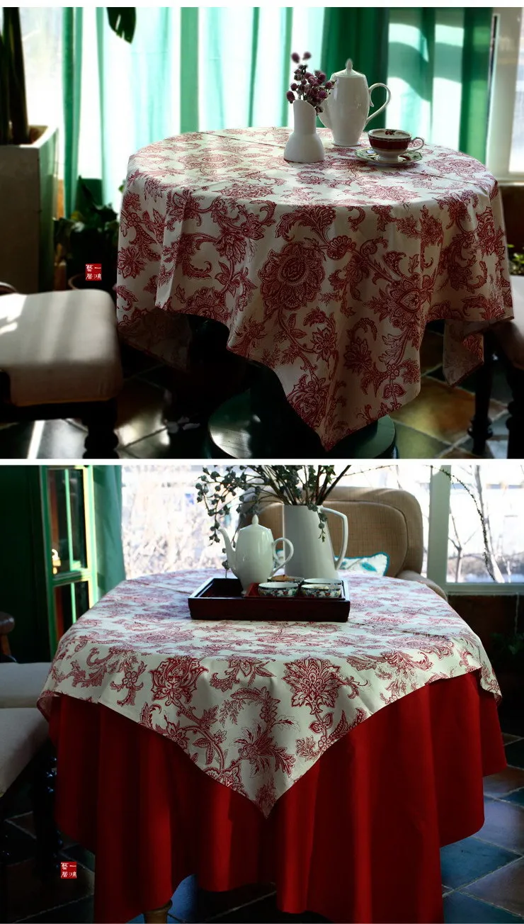 Top cotton cloth tablecloths coffee table upholstery can be a gentle and delicate as silk linen | Дом и сад