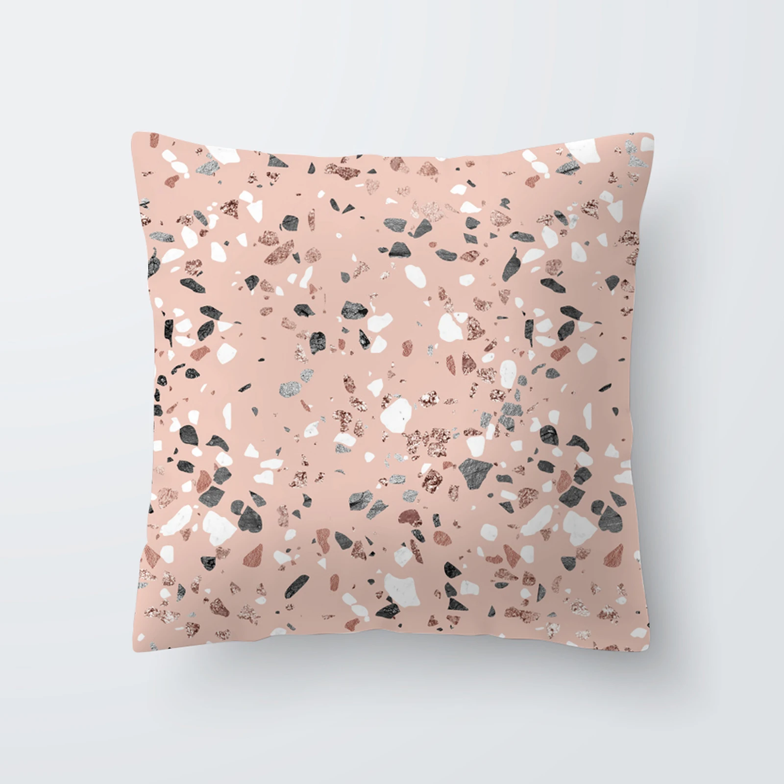 45x45cm Pillowcase Home Decoratio Rose Gold Pink Cushion Cover nordic decoration home almofadas para sofa throw pillows cover | Дом и сад
