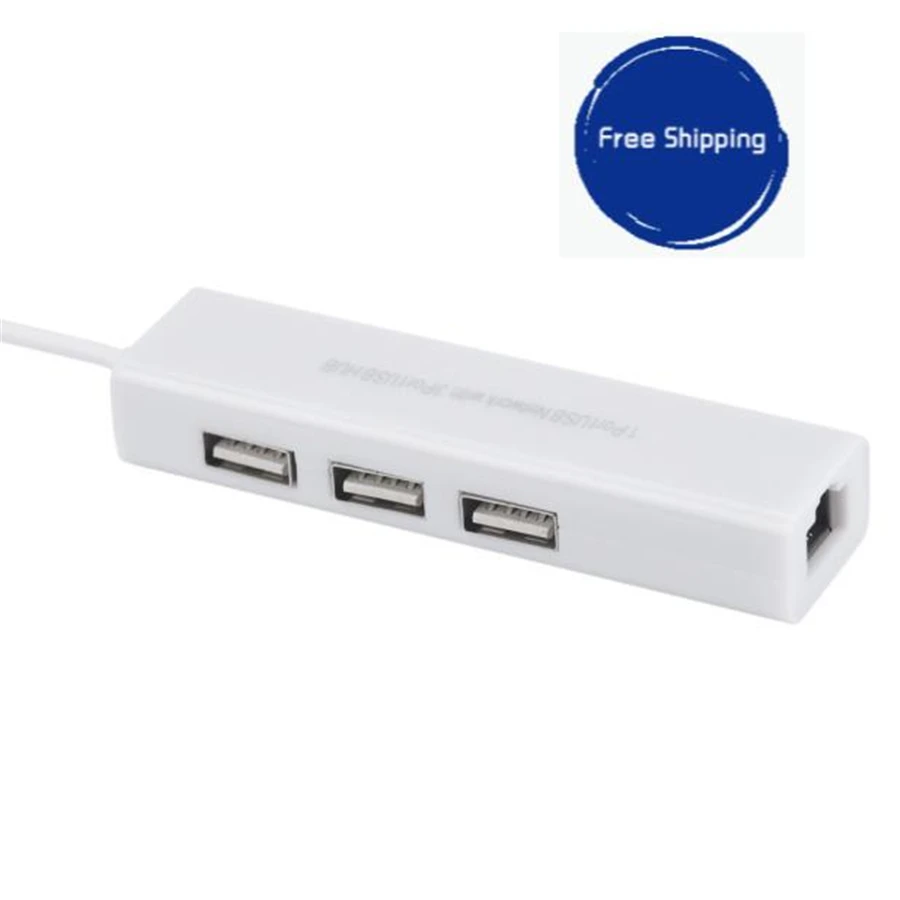Адаптер Micro USB в сеть LAN Ethernet RJ45 с 3 портами 2 0 хаб адаптер поддержкой портов Android
