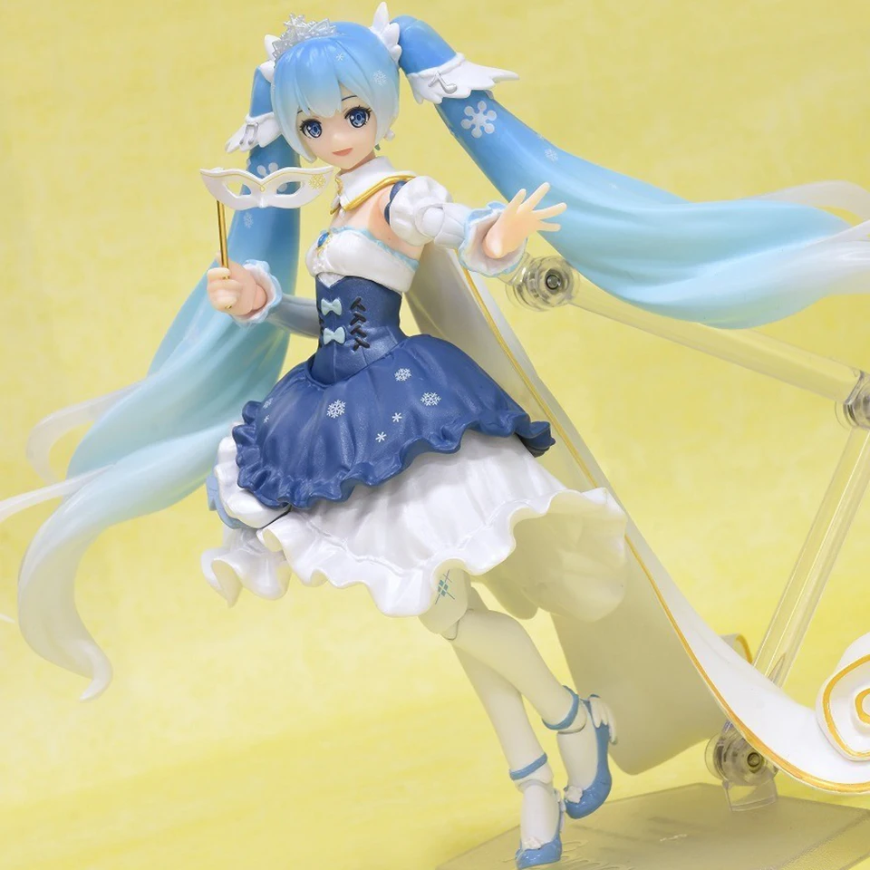 Tronzo VOCALOID Hatsune Miku Figma EX-054 Снежная Мику Снежная принцесса Мику 10-летие ПВХ фигурка модель игрушки