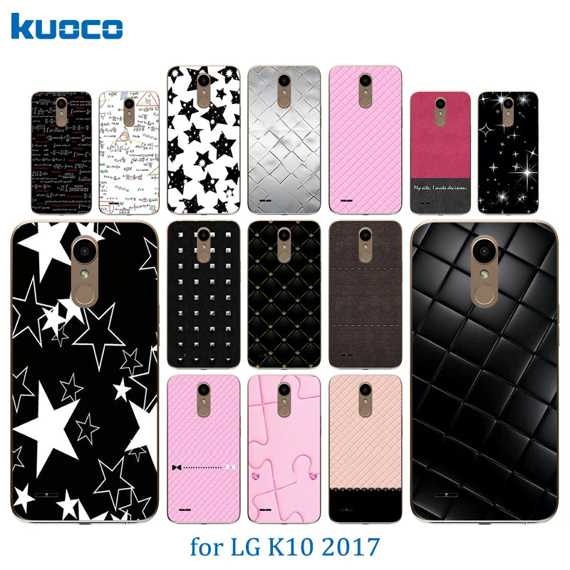 Роскошный гибкий чехол для LG K10 2017 чехлы телефонов M250 M250N X400 мягкий силиконовый