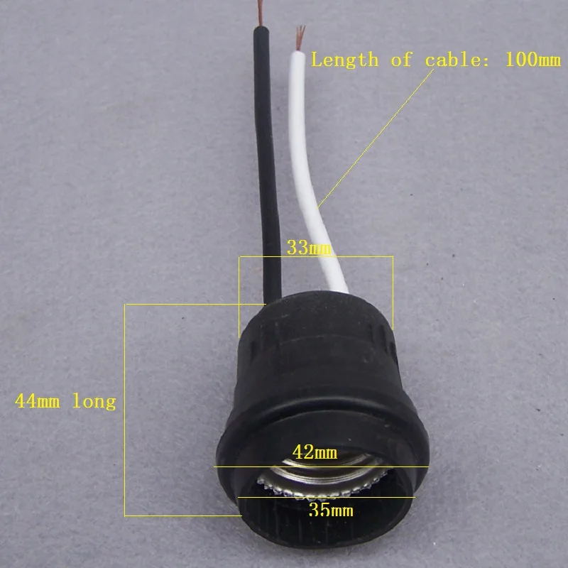 Водонепроницаемый керамический патрон патрона 10 шт./лот 660 Вт 250 в E27 + резиновая