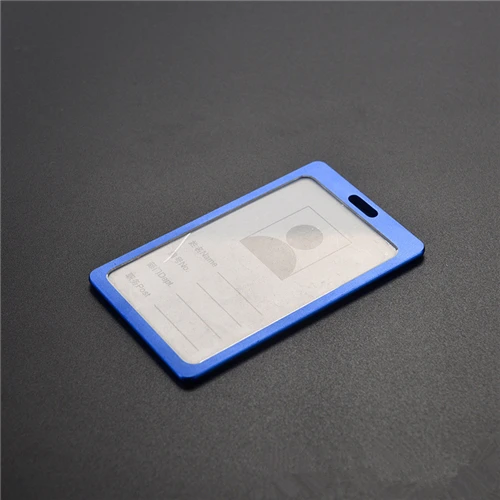 blue 1 шт., для женщин и мужчин, держатели для рабочих карт, имя работника, Обложка для удостоверения личности, значок, Студенческая Обложка для автобусной карты, сумка, чехол - Цвет: blue
