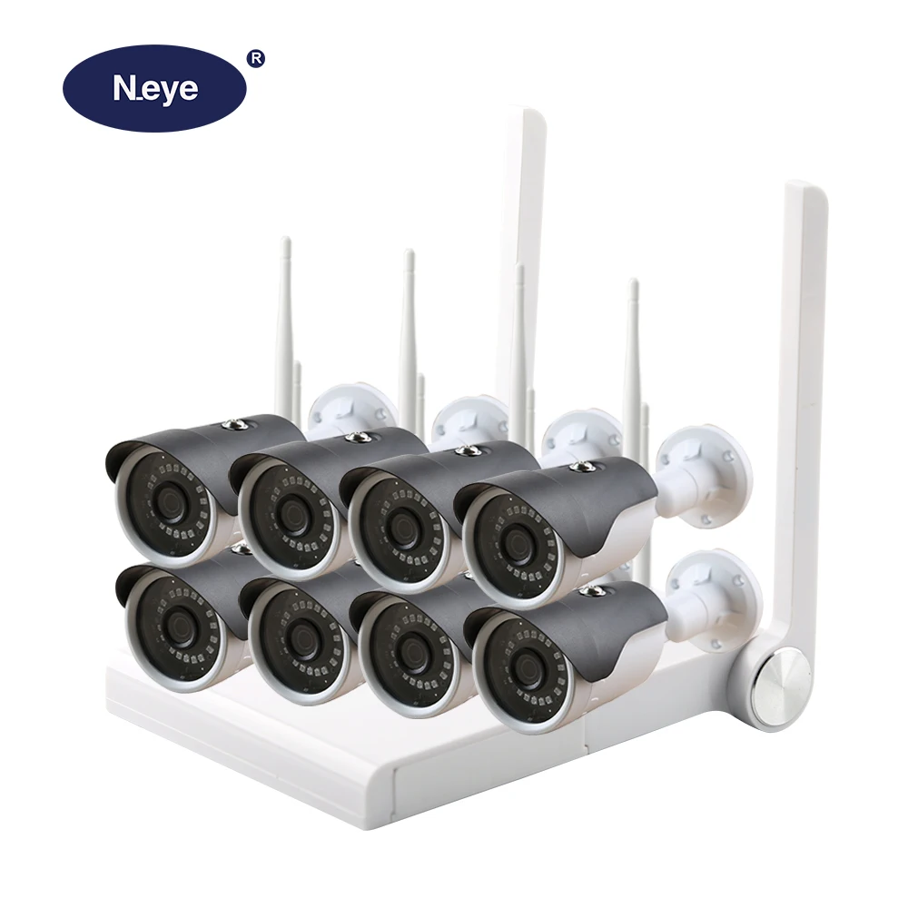 N_eye Профессиональная беспроводная система видеонаблюдения HD 1080P 8CH