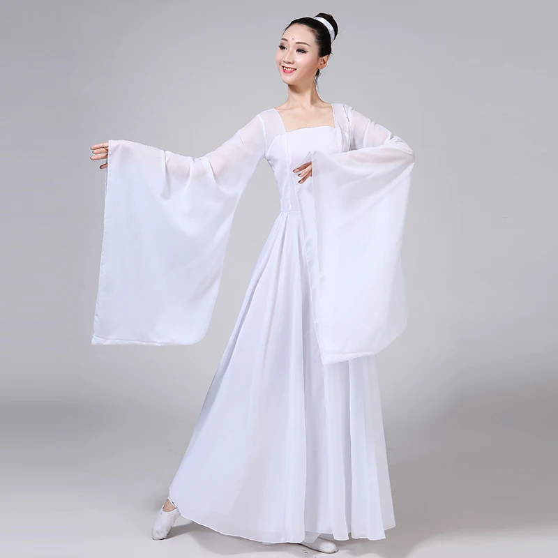 Классические танцевальные костюмы ханьфу в китайском стиле женское Новое