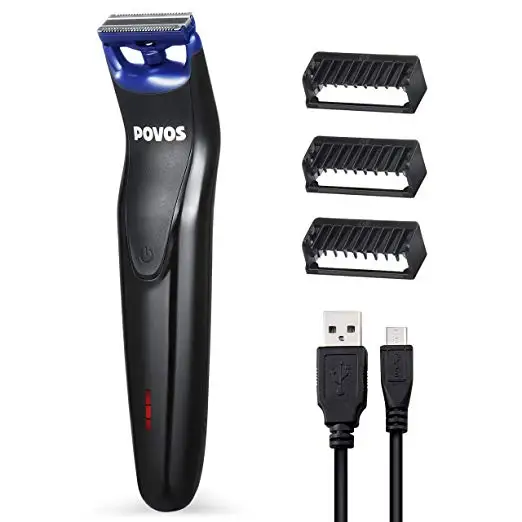 POVOS One Blade триммер для бороды двунаправленный Электрический Уход за лицом и телом