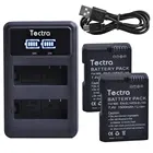 1500 мАч 2 шт. EN-EL14 EN-EL14a батарея для Nikon D5200 D3200 D3300 D3400 D5100 D3500 ENEL14 батарея + светодиодный дисплей USB двойное зарядное устройство