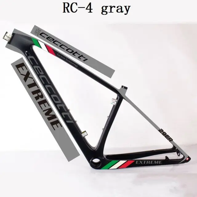 gray BSA matte Bicicletas горный велосипед 29 крепежная рама для горного велосипеда 15/17/19-углерода BSA/BB30/cuadro carbono mtb 29er дизайн для велосипедной рамы - Цвет: gray BSA matte