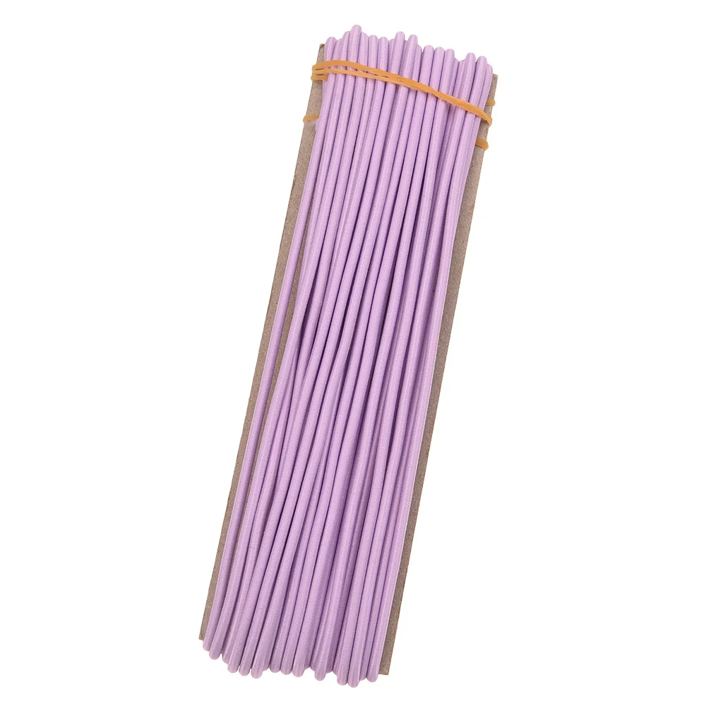 Lavender 10 ярдов/рулон, 2,5 мм, резинка, аксессуары для волос, повязка на голову "сделай сам", резинка для волос, повязка на голову, резинка для волос, модная повязка на голову - Цвет: Lavender