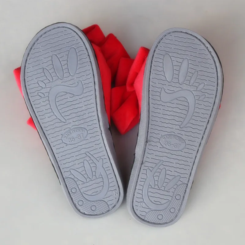 Новые зимние теплые женские домашние тапочки Удобная мягкая плюшевая домашняя