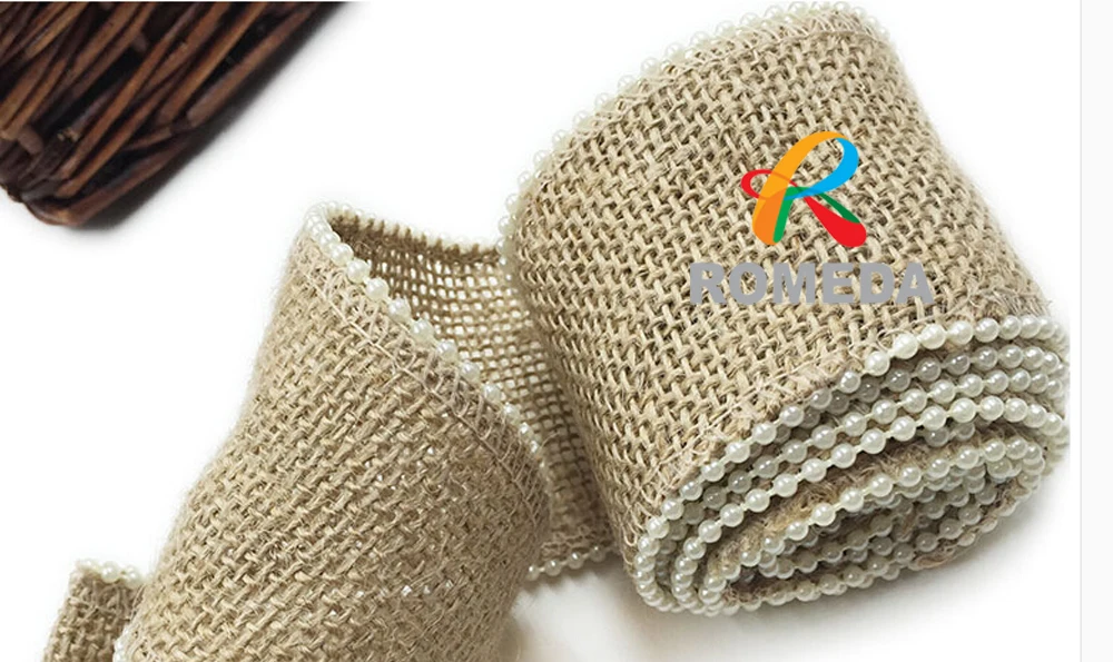 (Ш * д) 6 см 200 рулон из натурального джутового волокна лента мешковины для