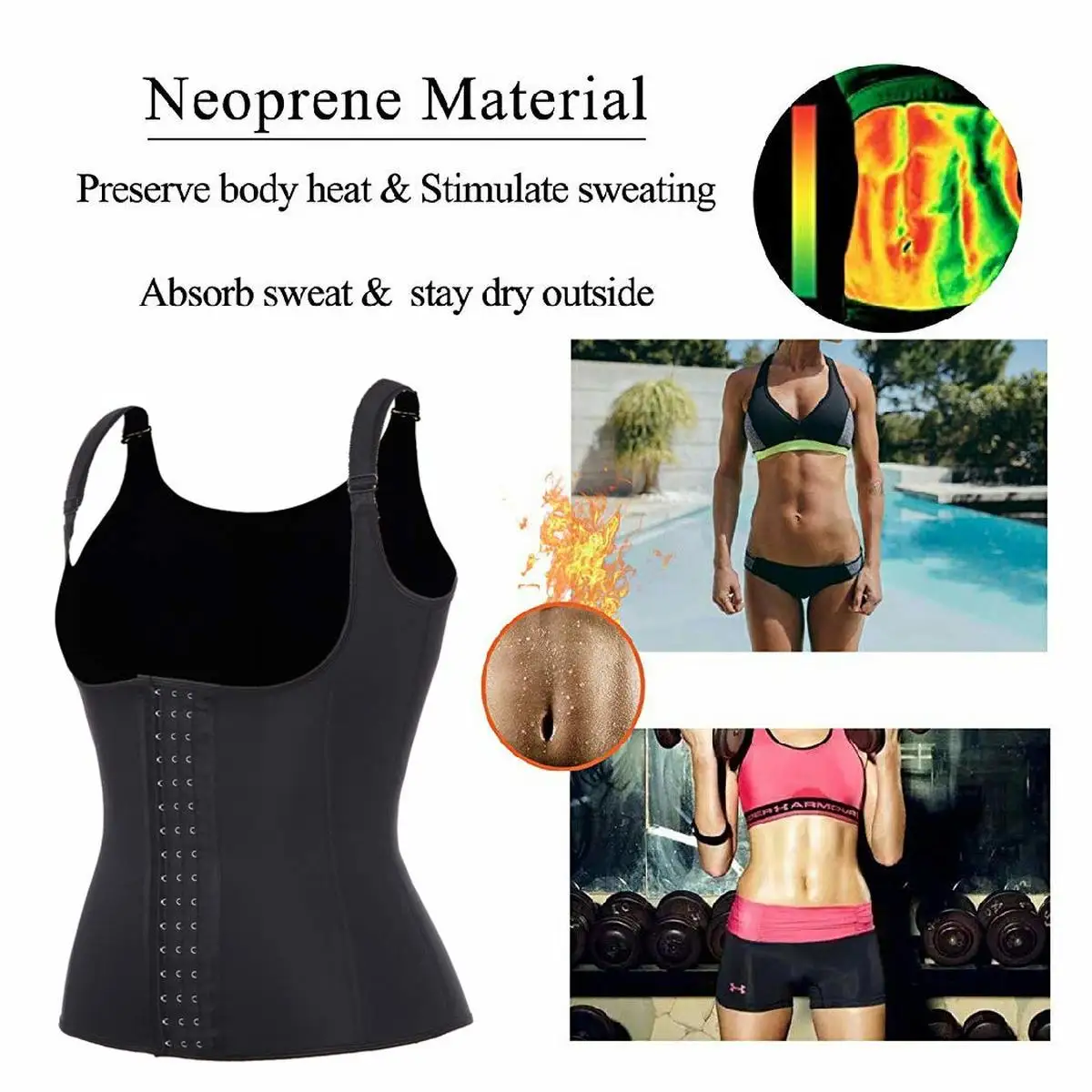 Неопрен сауна Талии Тренажер корсет пояс для женщин тела формирователь потеря