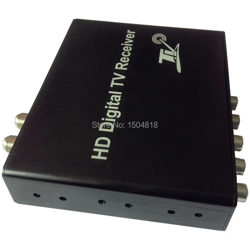 Автомобильная цифровая ТВ-приставка DVB T2 160 км/ч с двойной антенной H.264 MPEG4 |