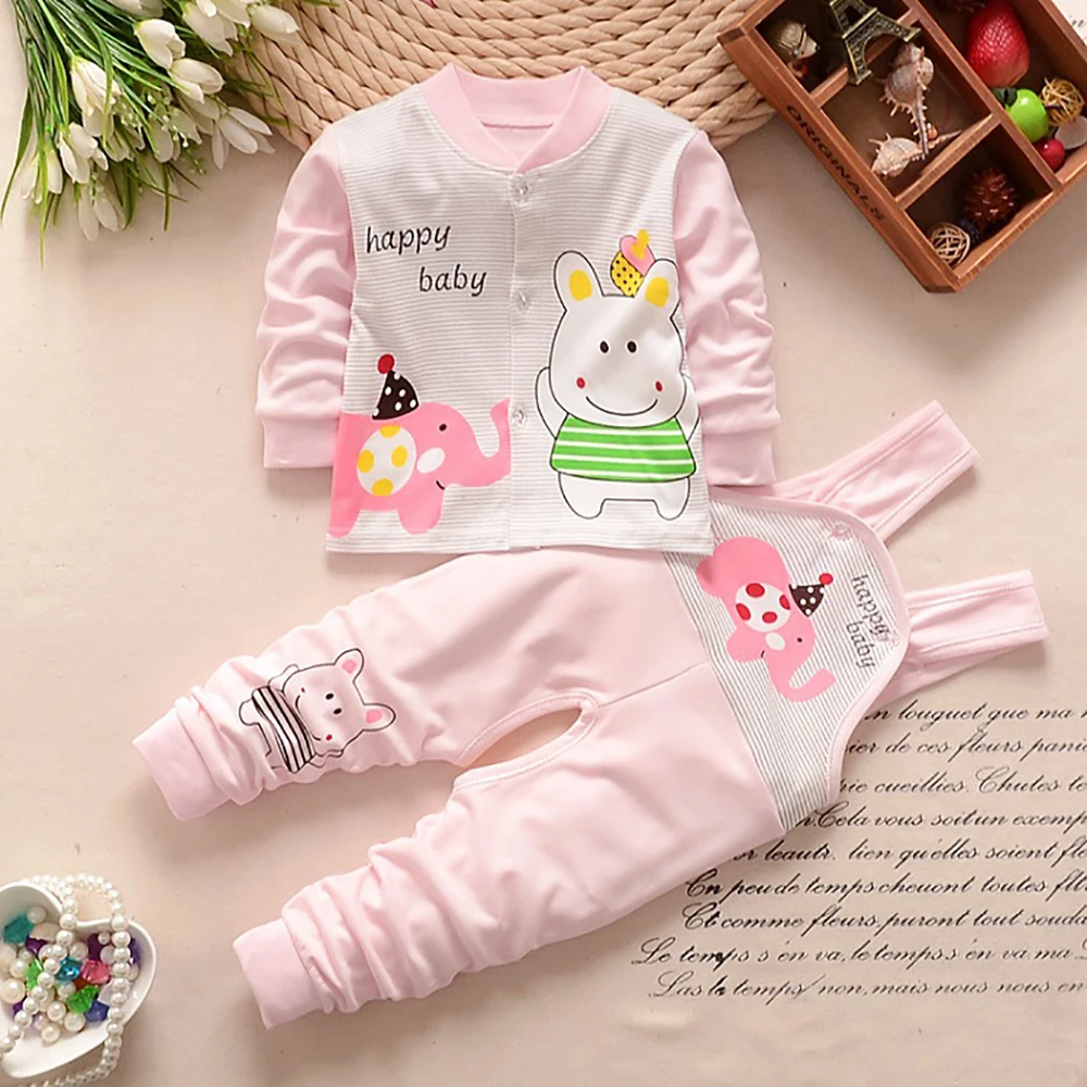 Комплекты одежды для мальчиков от 0 до 1 лет осенняя одежда девочек Bebe хлопковый