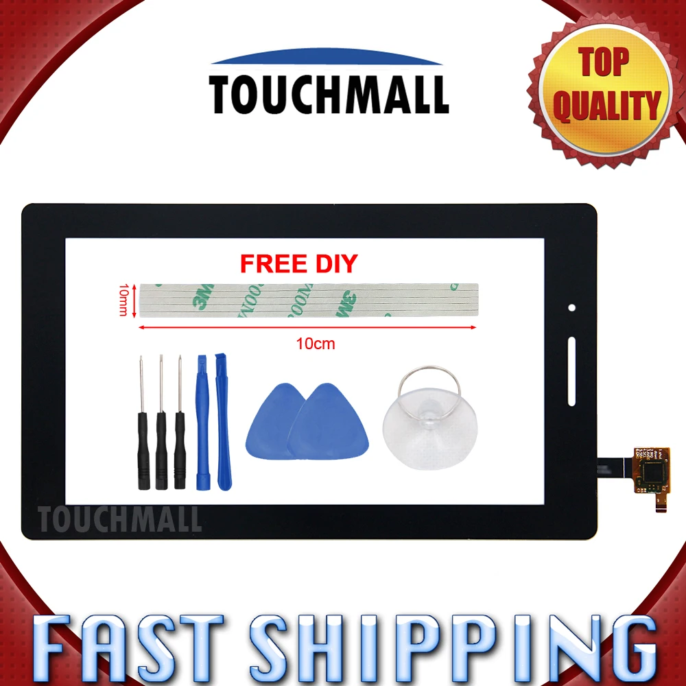 Новый сенсорный экран дигитайзер замена стекла для Lenovo TAB 3 Essential 710F Tab-3710F TB3-710F