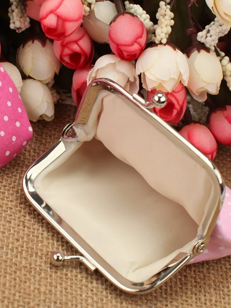 Малый роуз печатной девушка кошелек Женщины нулевой бумажник Кошелек Леди мешок