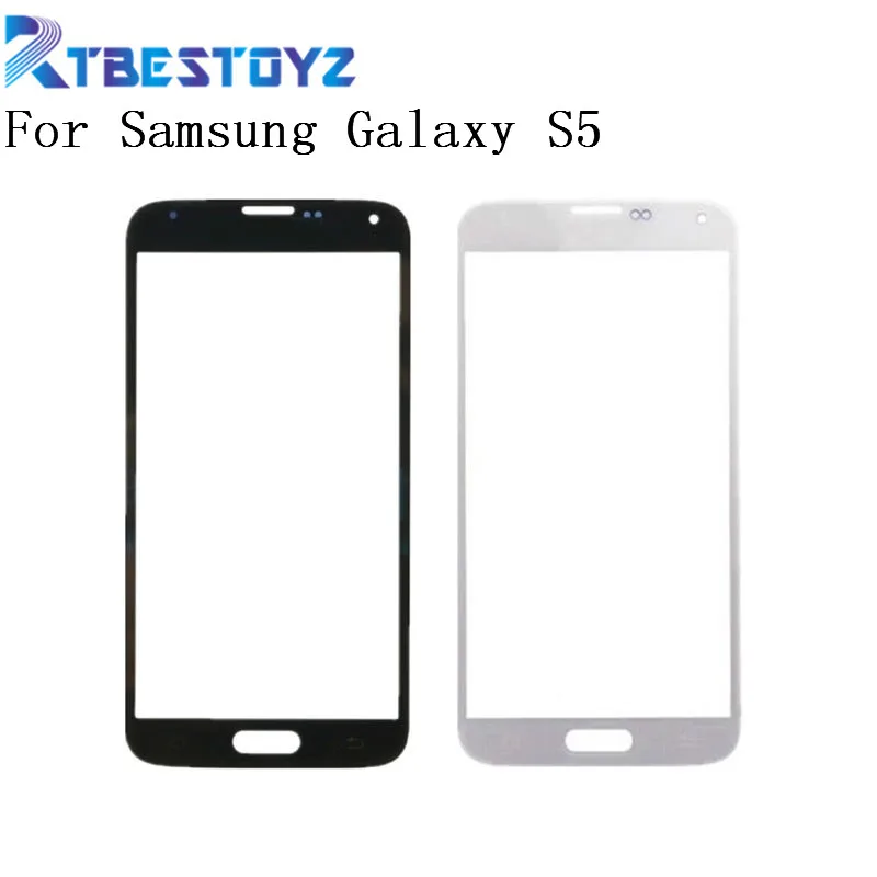 RTBESTOYZ для Samsung Galaxy S5 G900f i9600 запасные части переднего внешнего сенсорного ЖК-экрана