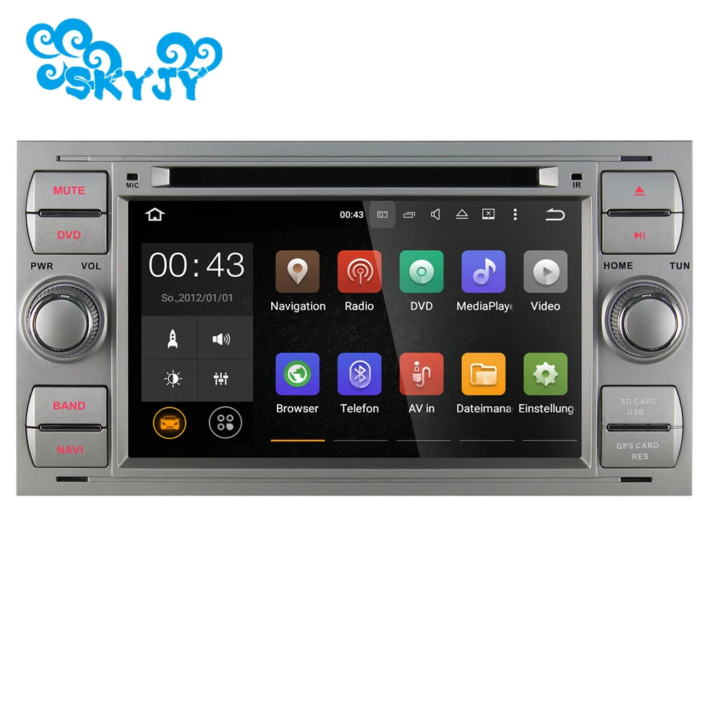 1024*600 7 дюймов Автомобильный Радио Аудио DVD плеер GPS навигация для Ford коннектор Kuga