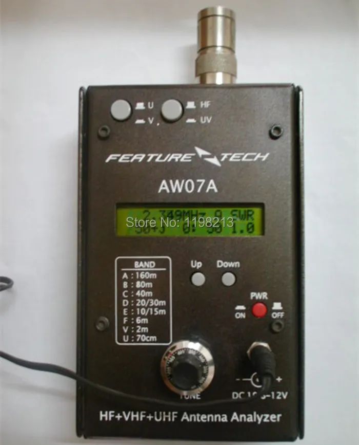Любительское радио коротковолновое HF UV 1 5 490 МГц 3 полосный анализатор антенны