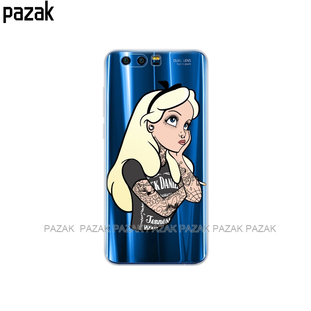 34253 Силиконовый чехол для телефона huawei honor 9 honor 9 lite, чехол s, мягкая задняя крышка из ТПУ для телефона, полная защита 360, дизайн - Цвет: 34253