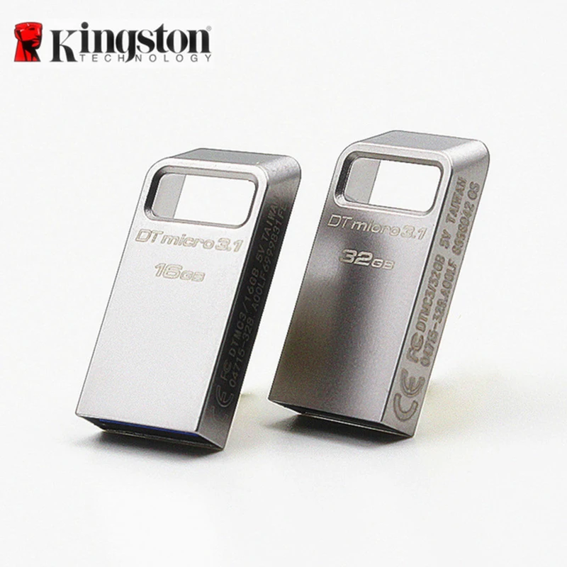 Kingston USB Flash 16 ГБ 32 64 Гб 128 флеш накопитель USB3.0 карта памяти Cle USB3.1 ключ Clef Флешка мини