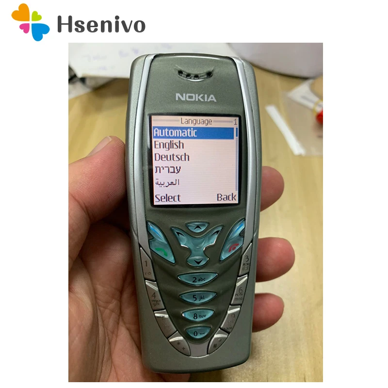 Разблокированный Nokia 7210 мобильный телефон старый дешевый телефон один год warrnty Восстановленный