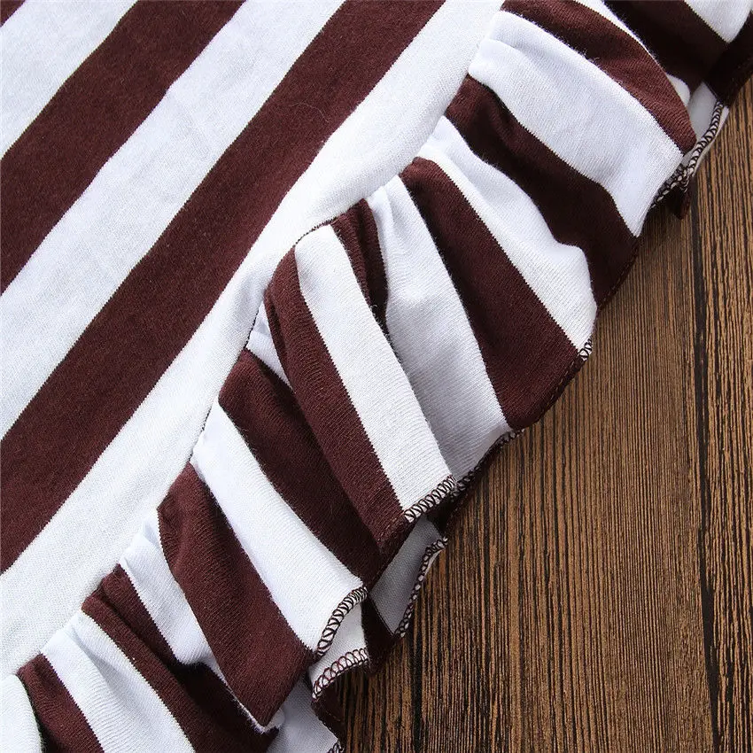 2018 Новое милое Полосатое платье с длинными рукавами и вырезом лодочкой для