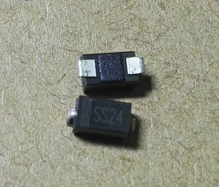 100PCS SS24 2A 40V SMA SR240 DO 214AC|rectifying contact|rectifier bridgess24 |