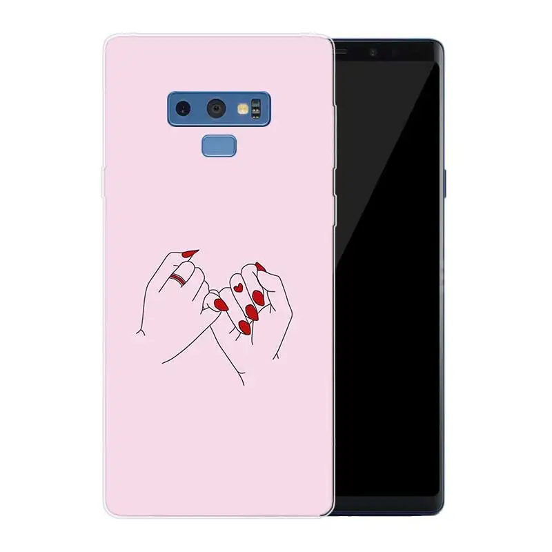 Мягкий прозрачный чехол с принтом для Samsung Galaxy Note 8 9 5 4 3 C5 C7 C8 C9 | Мобильные телефоны